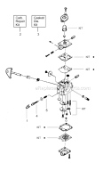 Part Location Diagram of 530069842 Husqvarna Carburetor Repair Kit